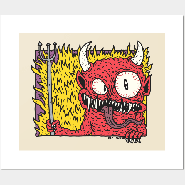 Devil Evil Wall Art by hex